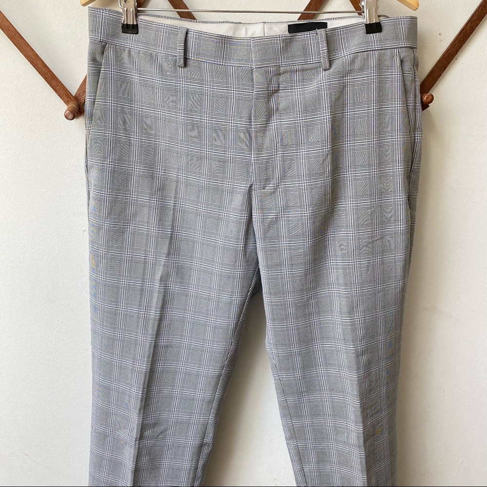 H&M Plaid Slim Fit Pants - Picture 2 of 12